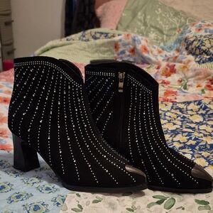 Bling Ankle Boots